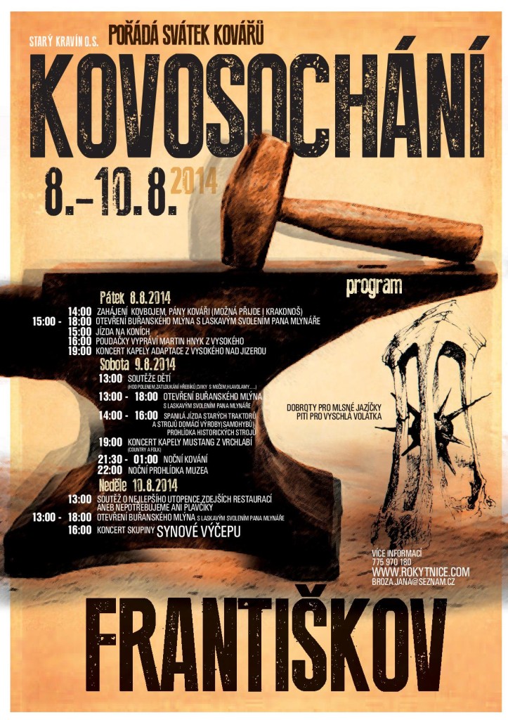 Program Kovosochání 2014